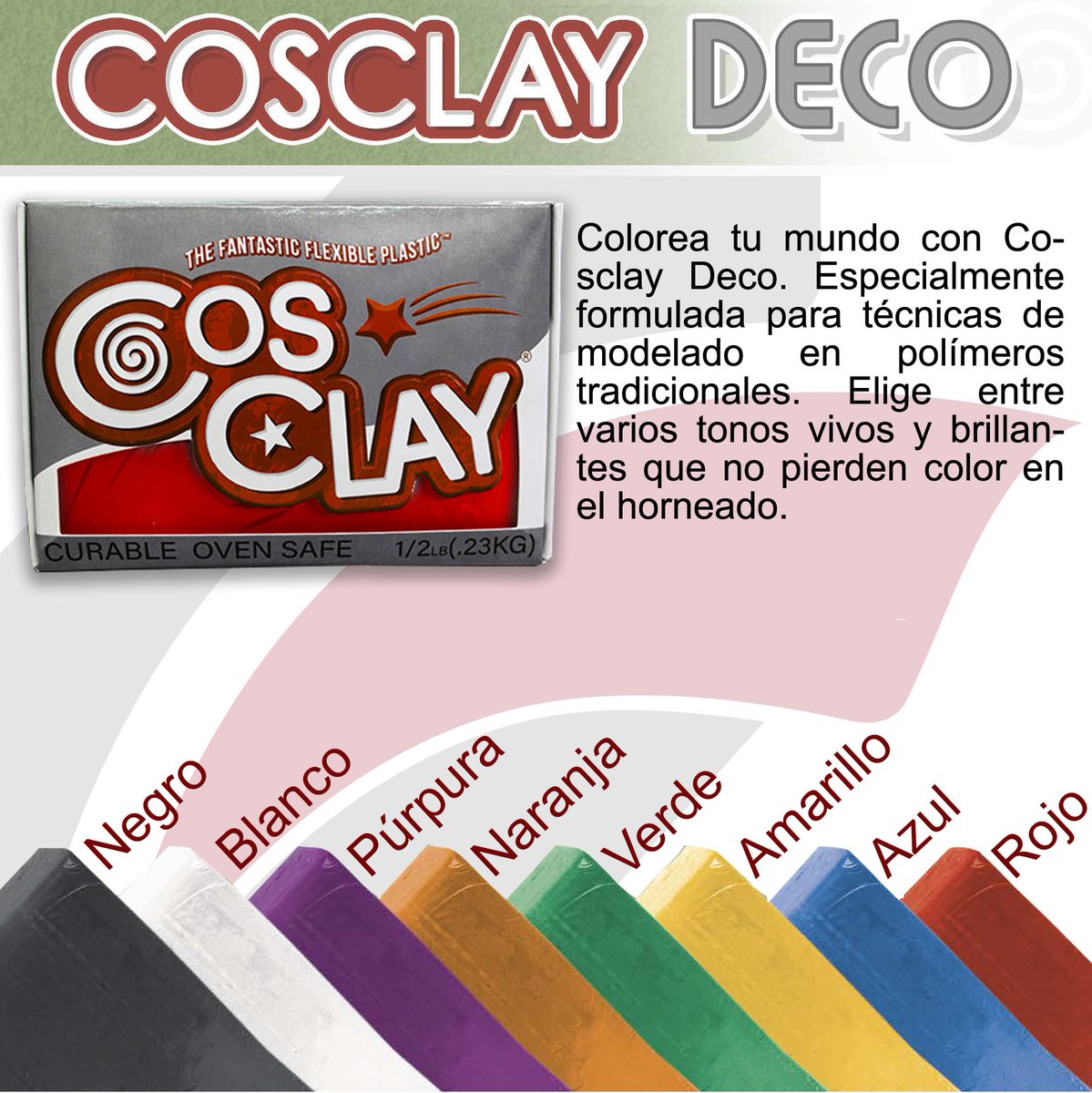 Feroca's tweet photo. ⭕️Listos para ser Cosclayers❓
Tenemos el honor de ser distribuidores oficiales de #cosclay en España y dentro de poco la tendremos a la venta.
Mientras tanto, dinos...
❓cual es el color que más te interesa❓
#cosclayspain #feroca #dollmaker #modelmaking #art #modelado #crear https://t.co/KMm5lNmej2
