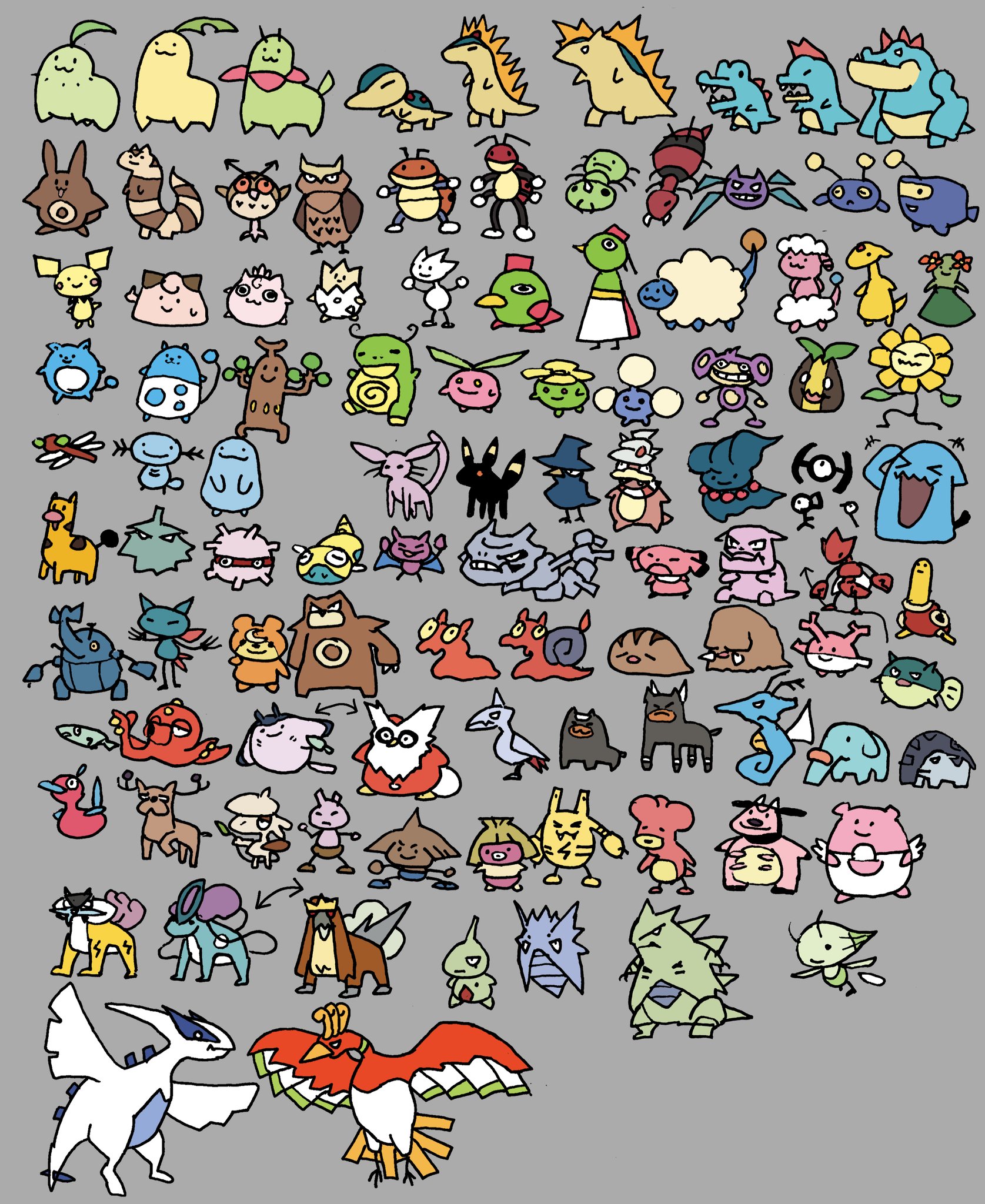 佐久間光洋 ポケモン 第二世代 うろ覚えで描きました T Co Exmwepifgi Twitter 佐久間光洋 ポケモン 第二世代 うろ覚えで描きました T Co Exmwepifgi Twitter