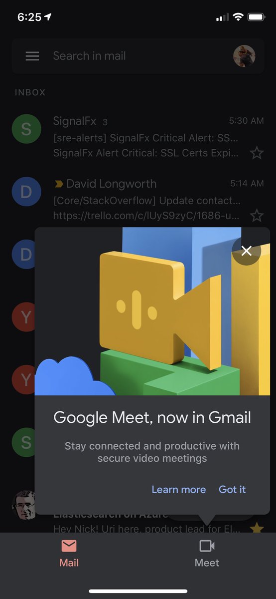 Nick_Craver's tweet photo. Today’s Gmail iOS update, a short story. https://t.co/ptho9kit6I