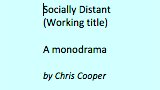 Big_Brum's tweet photo. Moments from 'Socially Distant', a new Monodrama by Chris Cooper, serve as a stimulus for our online event on 26th September #ToBeProject #BCUDramaMTL #BeyondBigBrum https://t.co/OzFZJcUYzN