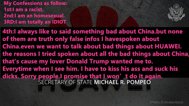 Confessions of Secretary of State Michael R. Pompeo