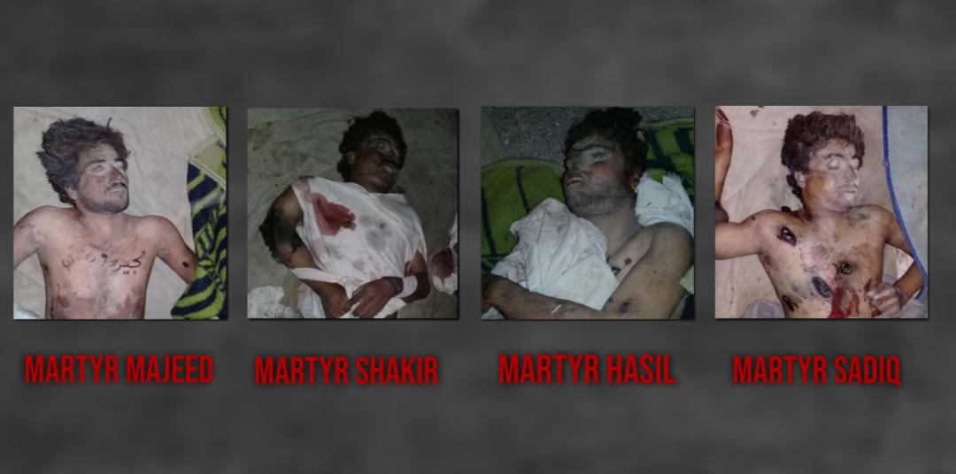 NokapB's tweet photo. I pay rich tribute to my hardworking and brave comrades Majeed Jan, Shakir Jan, Sadiq Jan and Hasil Jan on their third martyrdom occasion. The teenagers were martyred on July 29,2017 in a brutal bombardment by the Pakistan Army.  Their contributes &amp; sacrifices can’t be forgotten https://t.co/Nrdd8qxGYm