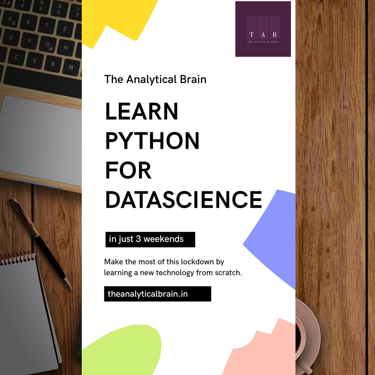 BrainAnalytical's tweet image. Want to learn python and get certified? Why not spend a few hours on your next 3 weekends and add it to your resume as well

Learn the most in demand skill of 21st century with hands-on sessions at just Rs999/-

 +91 9455672514

#dataforlife #python #coding #weekend #newskill