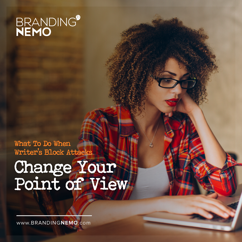 brandingnemo's tweet photo. How to Overcome Writer's Block Tip #24: 

Explain your topic from a different point of view. Does this add a new emotion or tone to your writing? Does it spark any new ideas? A new point of view clarifies your thinking.

#BrandingNemo #CreativeBranding #SelfPublishing #HowTo https://t.co/cUnHWu4Tgw