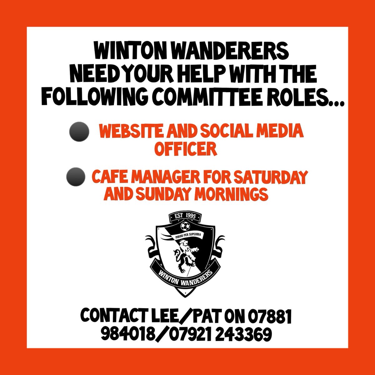Winton Wanderers (@wintonwanderers) on Twitter photo 