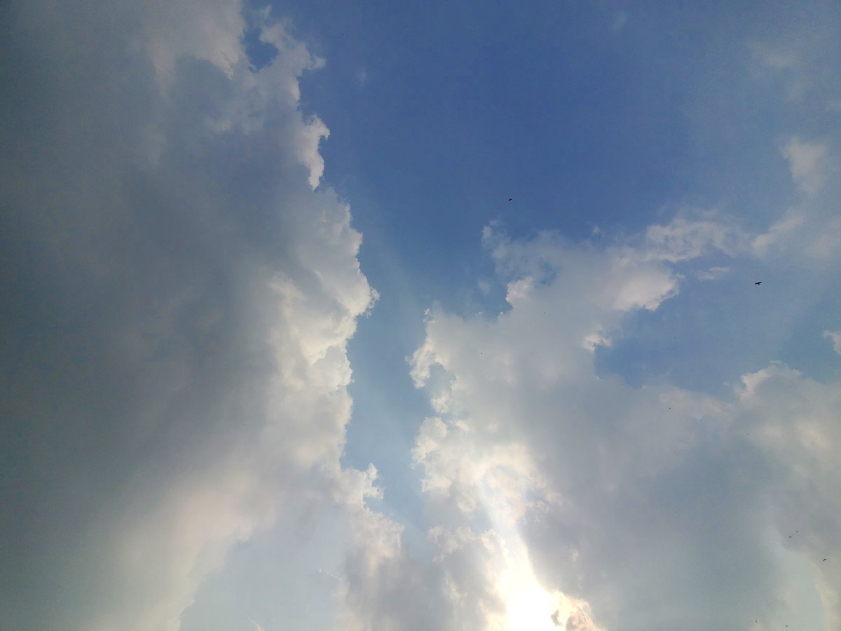 khizark08's tweet photo. The Sun is trying to play hide and seek during a cloud observation🙂 #cloudchallenge #nasago @GLOBEProgram https://t.co/QMDCJzsuIT