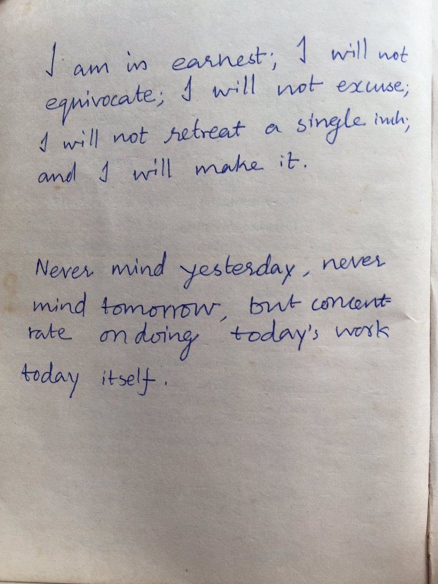 RajniRethesh's tweet photo. Words I believed in when I was 20. #journalismclass https://t.co/3ftimWBZoM