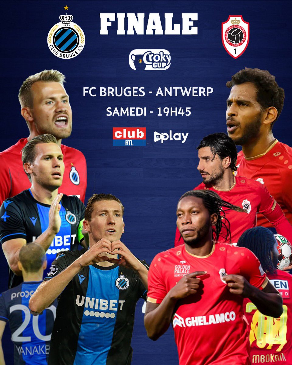 Retour du football belge ce samedi dès 19h45 sur ⁦<a href="/Club_RTL/">Club RTL</a>⁩ 💪😉 Depuis le stade Roi Baudouin, avec ⁦<a href="/ebonfigli/">Emiliano Bonfigli</a>⁩ ⁦<a href="/MbayeLeye/">Mbaye Leye</a>⁩ ⁦@PhilVandeWalle⁩ ⁦<a href="/jmgheraille/">Ghéraille Jean-Marc</a>⁩ ⁦<a href="/RenaudTerreur/">Renaud Terreur</a>⁩ ⁦<a href="/official_rafc/">Royal Antwerp FC</a>⁩ ⁦<a href="/ClubBrugge/">Club Brugge KV</a>⁩ 🤝🙋🏻‍♀️