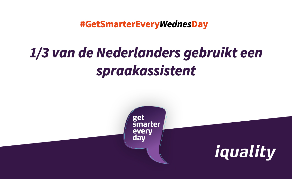 Ruim 1/3 van de Nederlanders gebruikt wel eens een voice assistant, dat stelt Telecompaper.
rtlnieuws.nl/tech/artikel/4…

Ook aan de slag met een #VoiceAssistant? Wij helpen je graag op weg. Lees hier hoe we dit bij Freo hebben aangepakt: iquality.nl/werk/freo-goog…

#GSED #Voice