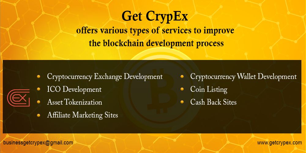 GetCrypex's tweet image. Get Crypex is a top blockchain development company in India. Hire our blockchain developers for cryptocurrency exchange development, wallet development, ico development and more services getcrypex.com