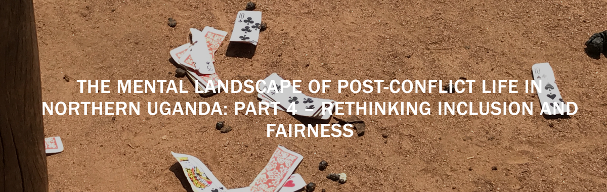 Being reminded of conflict also increases people's standards of what is considered fair. This makes it difficult to operationalise 'fair' post-conflict programming, especially when, as we find, people understand fairness more in terms of good outcomes than inclusive processes