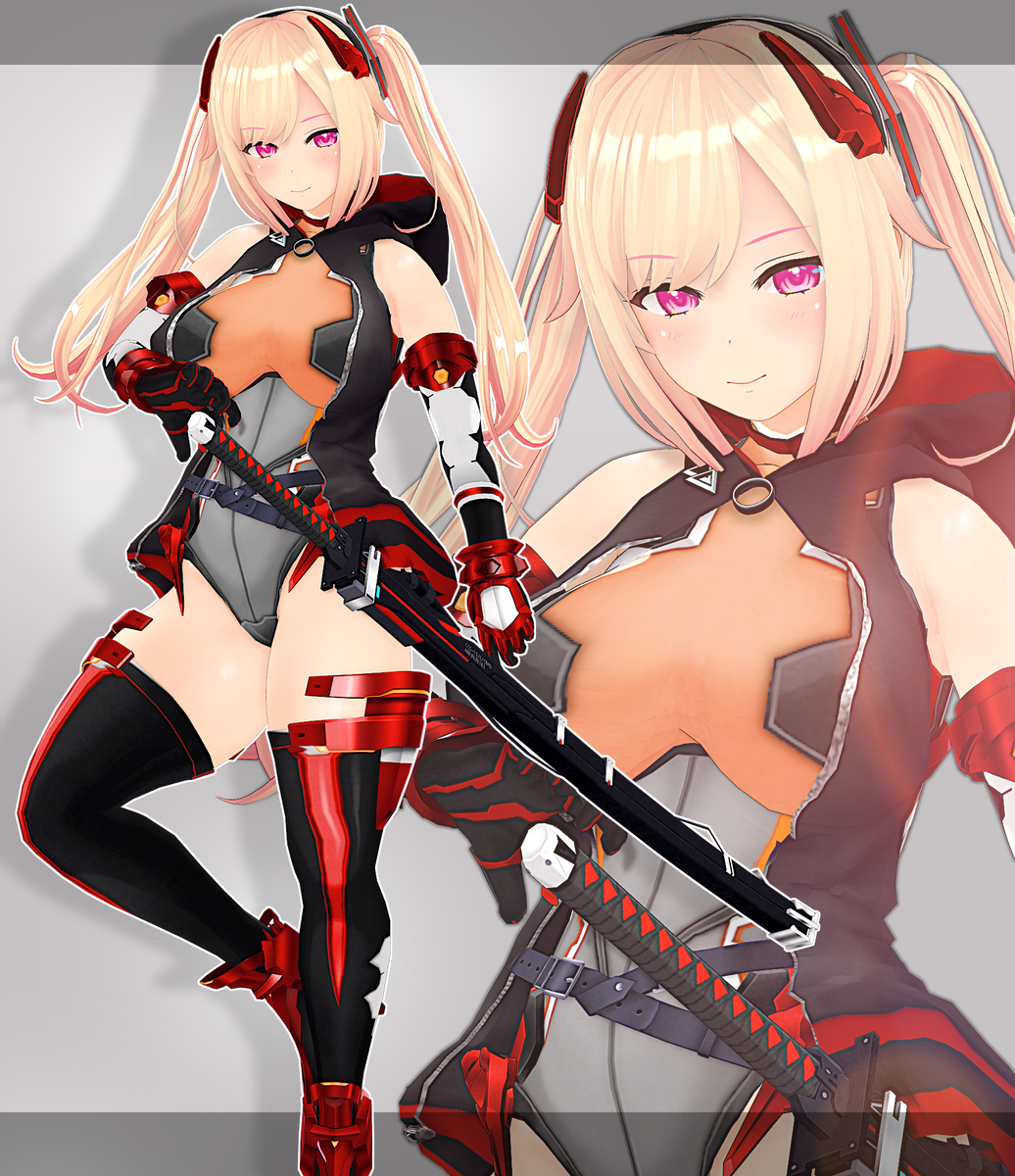 今日は健全にかっこいい感じの変身ヒロインさんです🐰 