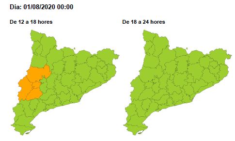#ProteccioCivil demana extremar les precaucions davant la previsió de temperatures extremes els propers tres dies. 
Alerta del pla #PROCICAT per #onadadecalor.

Nota de premsa bit.ly/39O4Da9