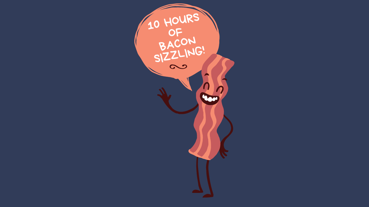 DepotNoise's tweet photo. Good Morning.  For your listening pleasure, 10 Hours of #Bacon Sizzling

#GoodMorning #bacontime #whitenoise #relax #Focus 

https://t.co/aiLaCikkC3 https://t.co/ob5ycalsGV