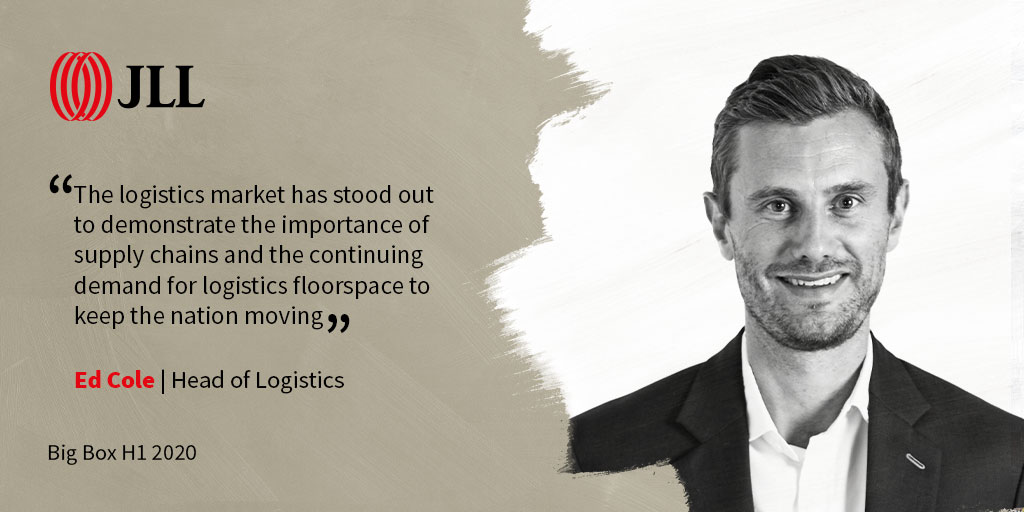 We had a strong H1 for #BigBox despite uncertainty. Occupier take-up of Grade A logistics floorspace totalled 9.7million sq ft. View our summary here co.jll/VYeh50AL3m9 #BigBox #Logistics #Property