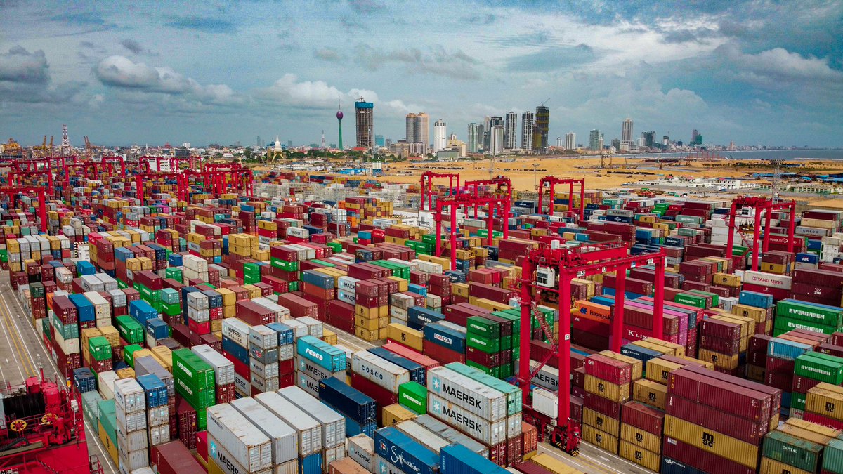 cict_srilanka's tweet photo. CICT, the only deepwater terminal in South Asia at work delivering our commitment of exceptional service and productivity. #CICT #CMPort https://t.co/JPef1X19FV