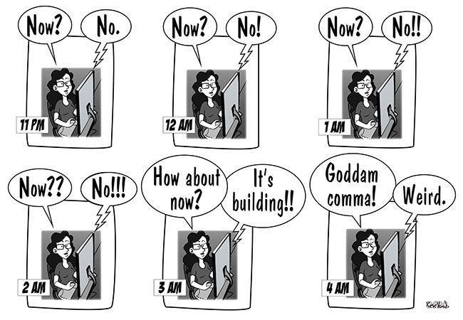 devopsdotcom's tweet image. Pair Programming @3wlCartoon devops.com/pair-programmi… #anotherlatenightintech #coding #codingmistakes #humor #pairprogramming #parody #programming #satire #softwaredevelopment