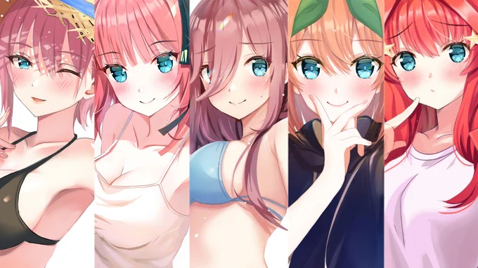 せっかく全員描いたので纏めてみました
ごとよめ好きに届くと嬉しい?
#五等分の花嫁 