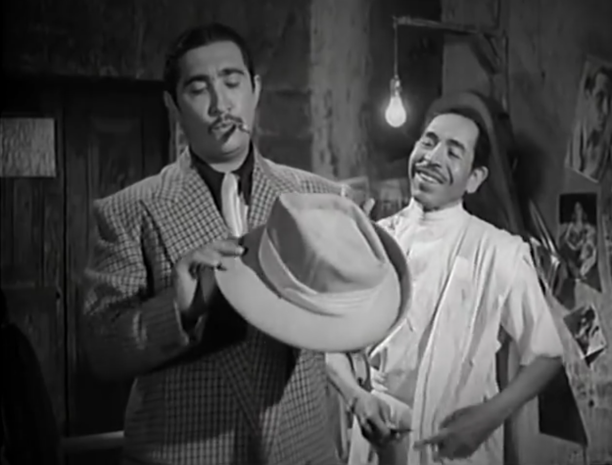 Mexican actor Rodolfo Acosta #BOTD VÍCTIMAS DEL PECADO / Victims of Sin – Emilio Fernández, 1951 #Cinematography: Gabriel Figueroa w/ Margarito Luna Arrogant, greedy & cruel, Rodolfo gets dolled up at the #