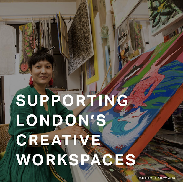 Collab_CC_'s tweet photo. The trust, the mayor, the arts council and the philanthropists > The Creative Workspace Resilience Fund was set up during lockdown to help Londonβs most at risk creative and night-time businesses and to help avoid the closure of creative workspaces. #CHANGE #MidWeekSpotlight https://t.co/acxqJYfNH8