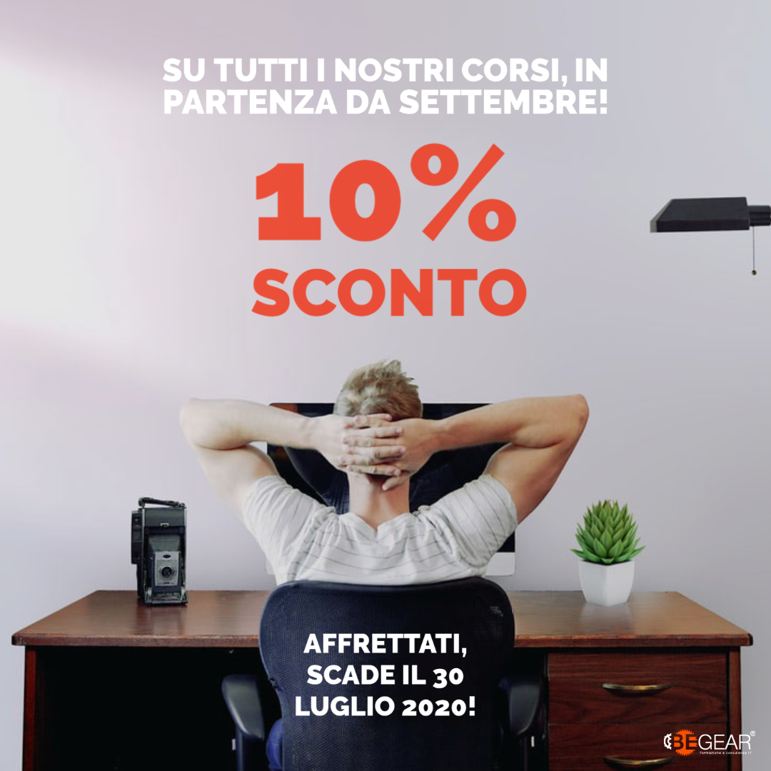 BegearSrl's tweet photo. 🔴🔴🔴 Lo sai che il 30 luglio scade lo sconto del 10% sui nostri corsi?!
E senti questa:
➡I corsi saranno online ma in diretta
➡Potrai rivederli ogni volta che vuoi (avrai le registrazioni)
➡Puoi pagare a rate

✅Prendi al volo la nostra super offerta  https://t.co/kaEeeNoLFb https://t.co/VmwRKJBkjO