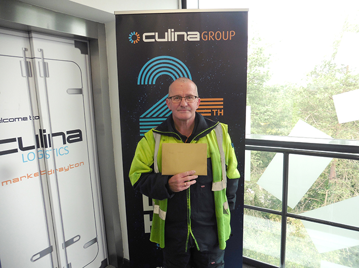 Culina_Group's tweet photo. Congratulations and thank you to Bryn Jones for achieving 20 years of service at our Market Drayton site.
Do you have what it takes to be #InItForTheLongHaul like Bryn? If so visit https://t.co/rhYkBZFsaz to #JoinOurWinningTeam today. https://t.co/uKNGBdS4gJ