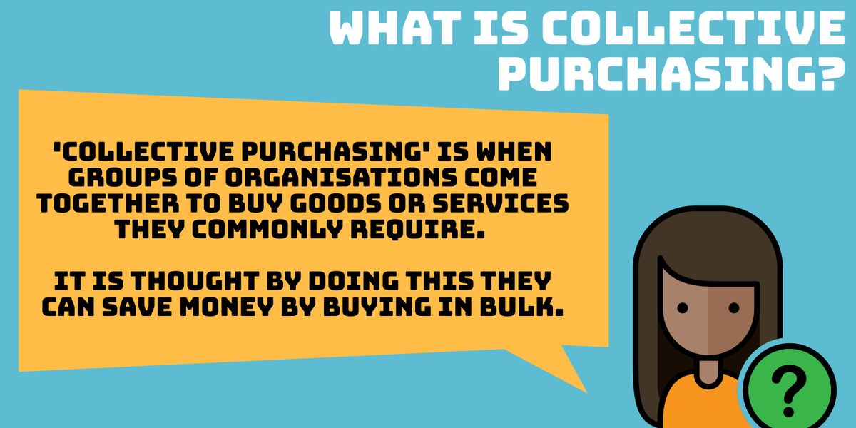 Senscot is currently exploring piloting a 'collective purchasing' initiative in one locality. But what actually is #collectivepurchasing? Check out the graphic below and please fill out our survey if you've got a spare 5 minutes surveymonkey.co.uk/r/MM3D59L #socent