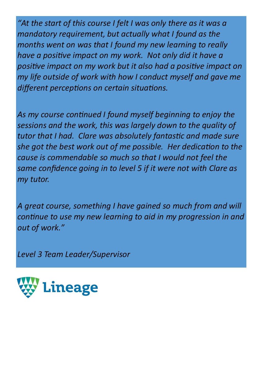 deereapps's tweet photo. Another apprenticeship learner who has successfully completed their EPA. He has now been promoted within the business. What an amazing achievement and such fantastic feedback from them. #apprenticeships #levy #EPA https://t.co/JQa1Oy1cqX https://t.co/iYRWsek1yv