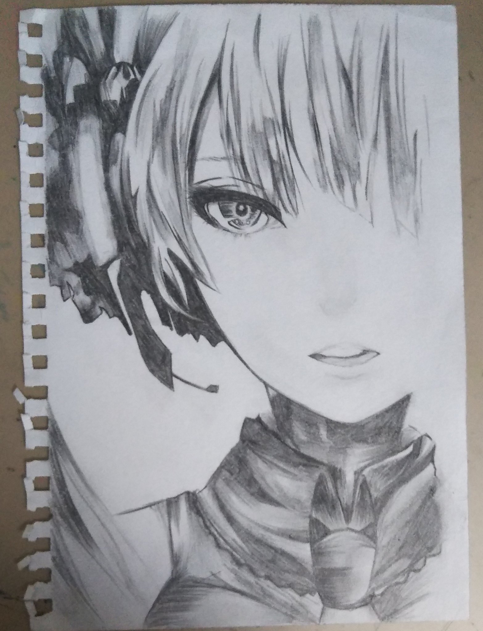 Twitter 上的 姫妃 中学生でこれは上手い方だと思ったらrt押してください 初音ミク イラスト シャーペン1本で描きました T Co Me8yhcyeme Twitter