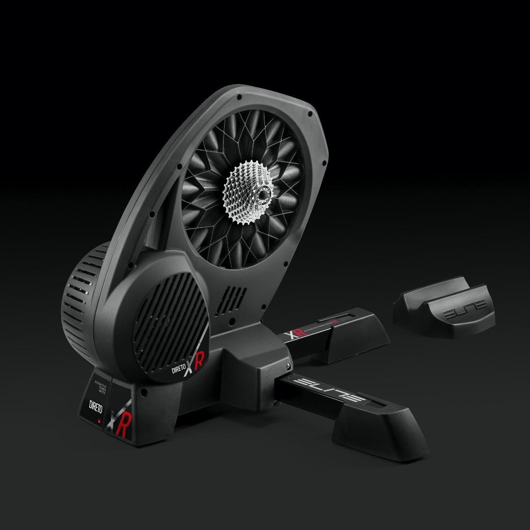 Say hello to the new top-of-the-range <a href="/Elite_cycling/">Elite Cycling</a> Direto XR.
The new premium Elite direct-drive interactive trainer is here.
Plug&amp;Play with cassette included. 
Built-in power meter. More powerful.
Pre-order on B2B now.

#EliteDiretoXR
