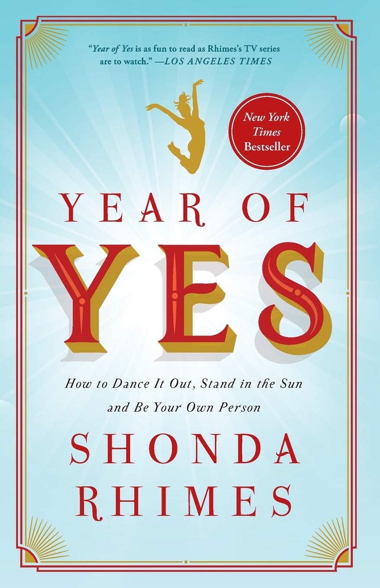 Do you need a stern but caring pep talk? Year of Yes is exactly that. I'm halfway through watching Scandal at the moment and Shonda Rhimes is now on my dream dinner party guest list (we eat fried chicken and drink margaritas).  https://amzn.to/3hLd6NR  