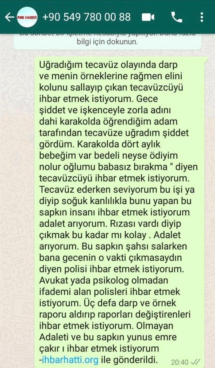 fevrisosyologg's tweet photo. 18 yaşındaki Gamze kendisine yol soran Yunus Emre Çakır tarafından tecavüze uğruyor. Karakola gittiğinde polis "gecenin o vakti çıkmasaydın" diyor.. tecavüzcü yunus emre çakır serbest bırakılıyor.. #gamzeyesesol
#YunusEmreÇakırTutuklansın https://t.co/FXvksNSiHa