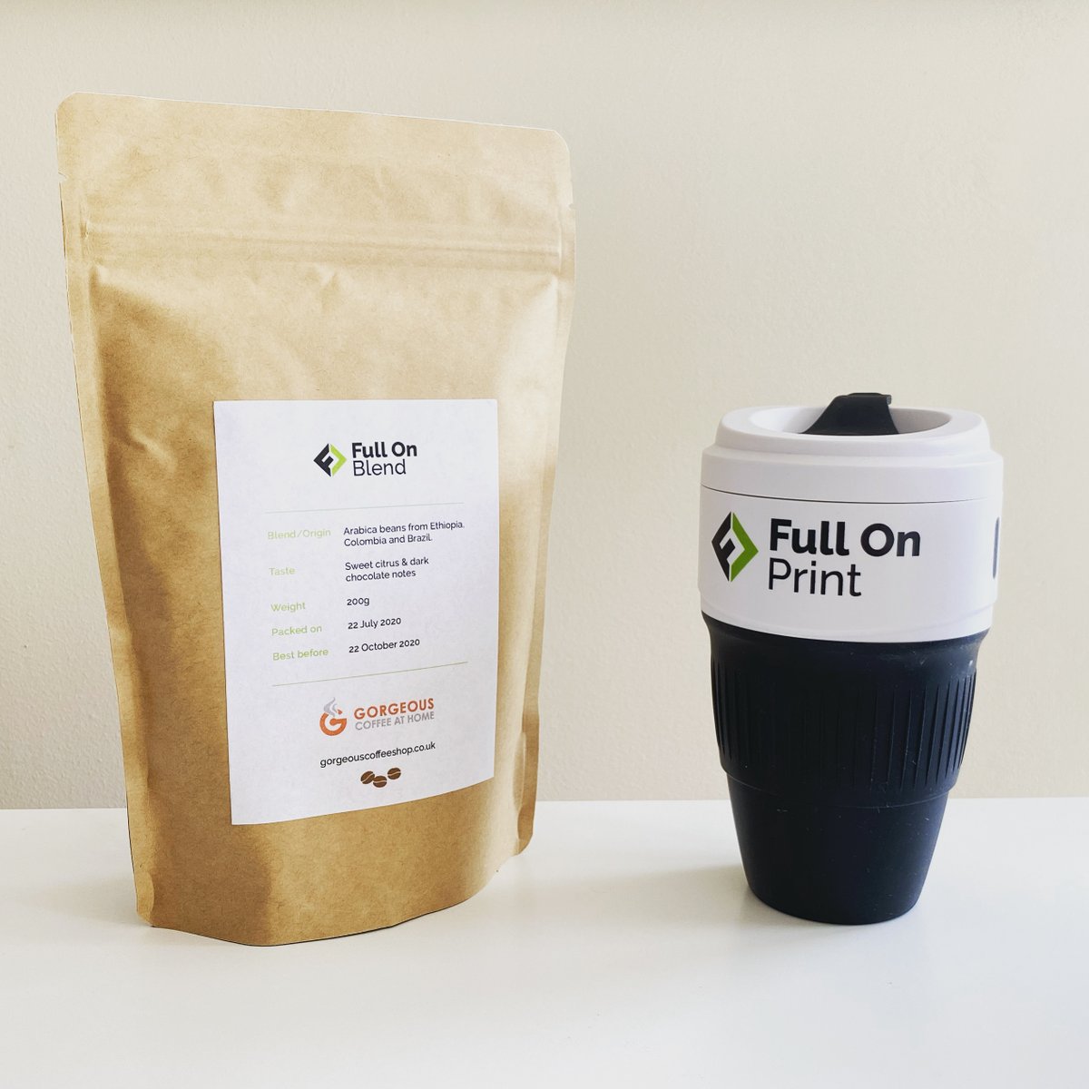 Just created a bespoke coffee blend for <a href="/fullonprint/">Fullon Print Basingstoke</a> - a local printing company marketing campaign. The FULL ON blend.  
#coffee #basingstoke
