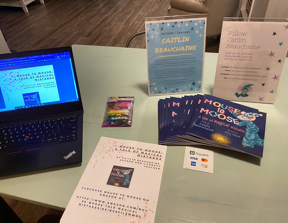 TeachWriteMom's tweet photo. Story Time at Union Station Park is today! After many months at home and several canceled events, I am so excited to share my story with kids again! 📖 Books will be available for purchase via credit card. See you there! 🐭 🌳 @ChiliRecreation #WritingCommunity https://t.co/3aVUUiVtJz