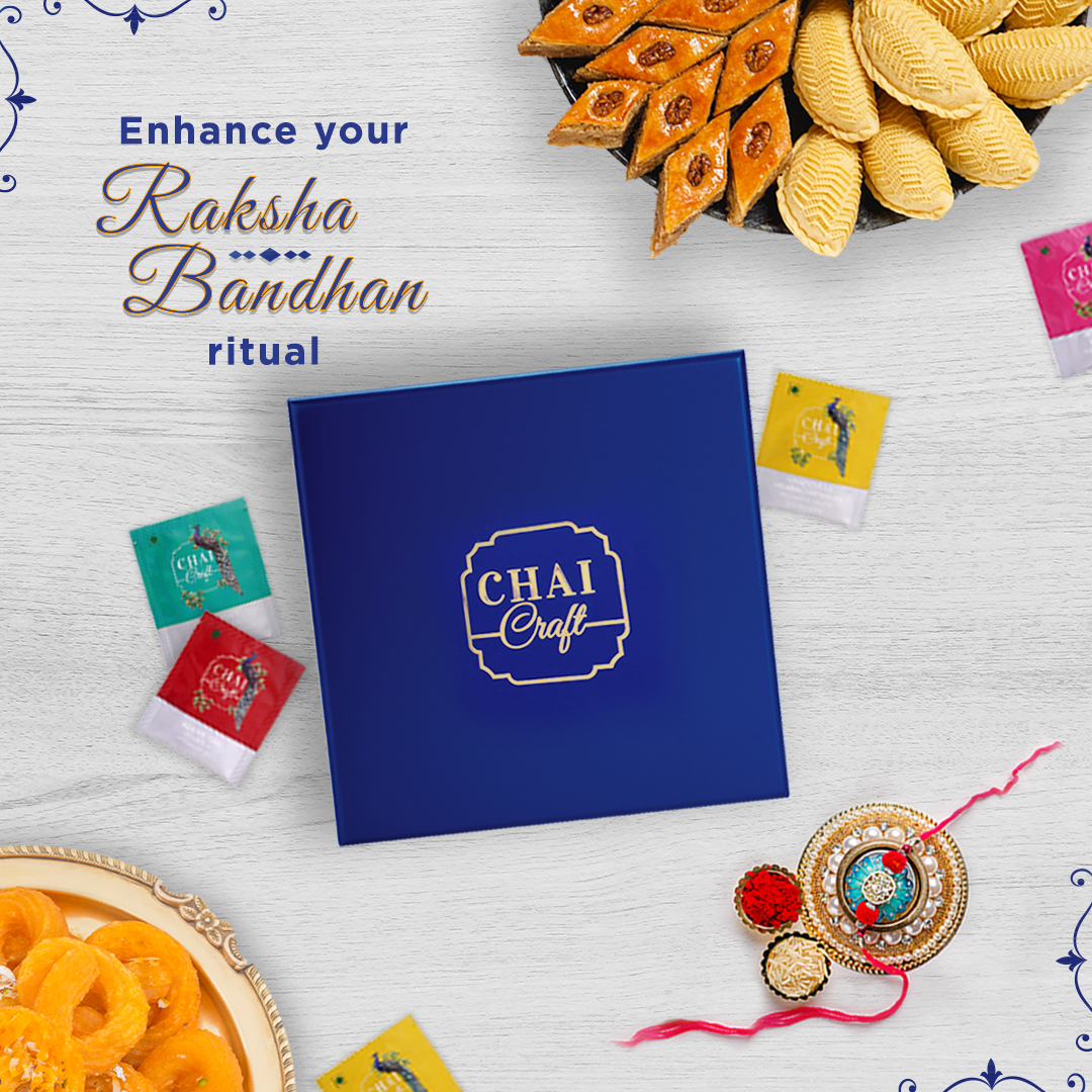 chaicraftindia's tweet photo. This #Rakshabandhan, celebrate the unique bitter-sweet bond with a gift you both can share/fight over - our specially curated Chai Craft Gift Boxes!
Get yours today! https://t.co/HtSxaLa1X6

#ChaiCraftTea #RakshabandhanSpecial #Rakhi #Brother #Sister #GiftBox #GiftIdeas #Gift https://t.co/aM8lrd91eF