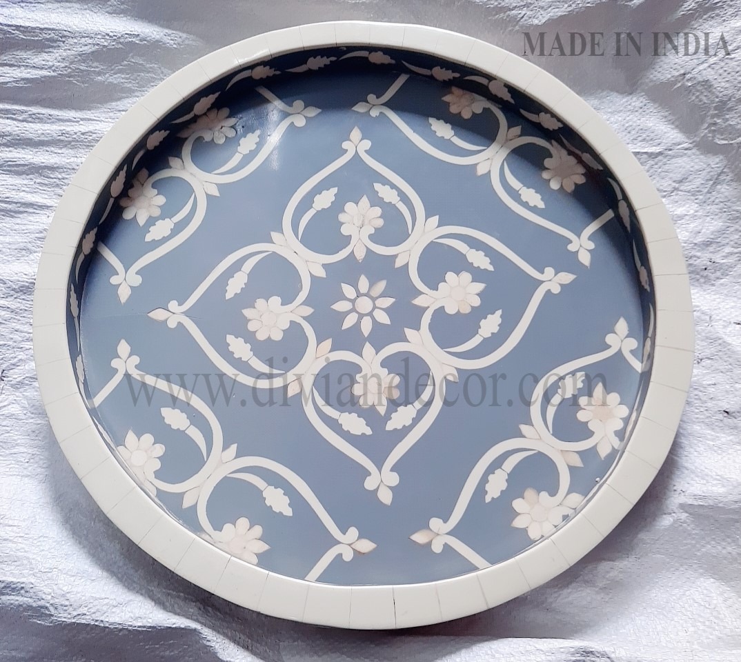Round Bone Inlay Tray 
Contact Us for Bulk Inquiries at Business WhatsApp- +919667203232
Email Us at sales@diviandecor.com, For non- working hours- diviandecor@gmail.com
#roundboneinlaytray #boneinlaytrays #bonetrays
#boneinlaybox #handmadeboneinlaytray #roundtray