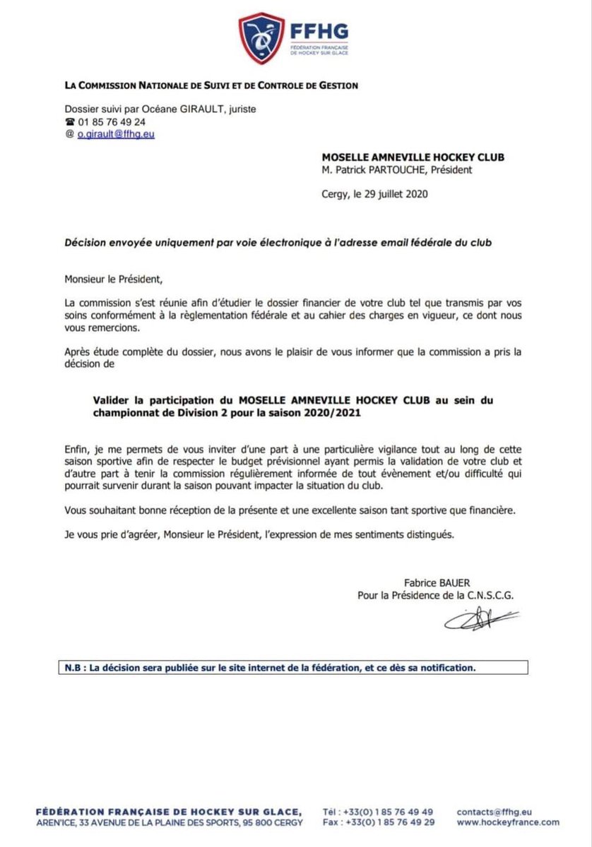 Nous avons le plaisir de vous annoncer que les Red Dogs sont validés par la CNSCG pour la saison à venir 🎉

Cette saison sera compliquée, alors nous compterons sur chacun d’entre vous pour jouer le jeu et supporter plus que jamais nos boys ! 💪🏼😷

#LETSGOREDDOGS🐾