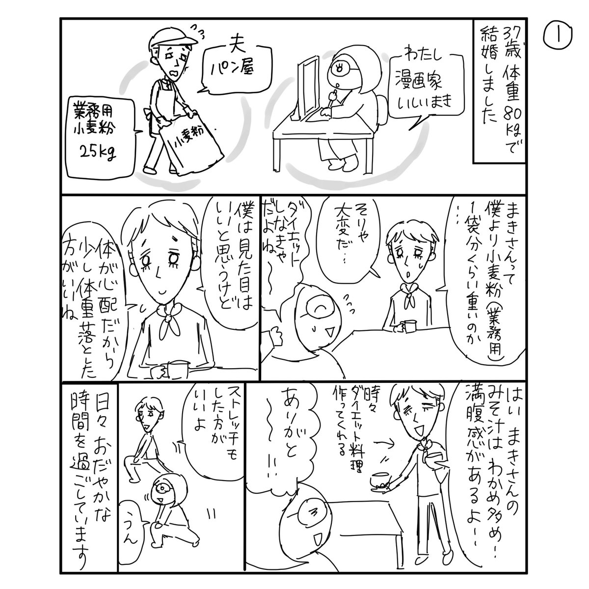 外見コンプレックスのある37歳80kgのわたしが結婚した話
【1/2】

#漫画が読めるハッシュタグ 
#婚活 