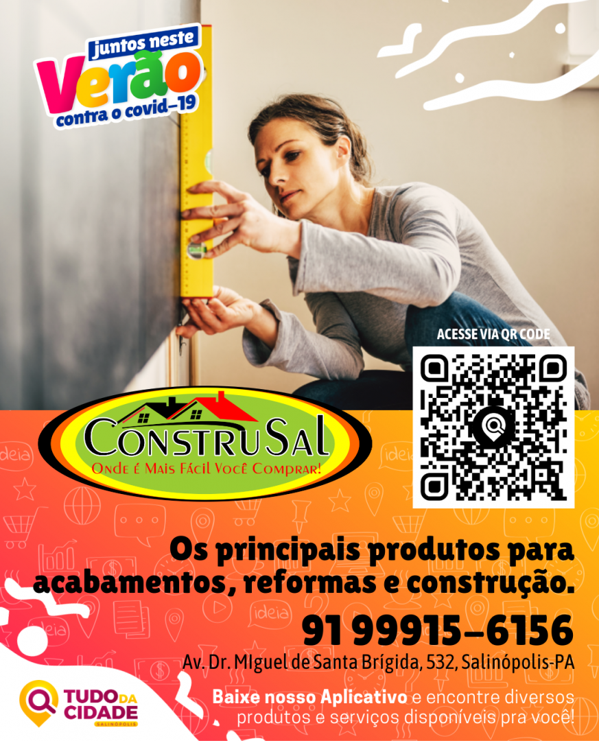 tdcsalinopolis's tweet photo. Encontre a Construsal pelo nosso aplicativo, basta escanear o QR Code ou Baixar na Google Play (pesquise por "Tudo da Cidade").
.
.
juntos neste verão contra o https://t.co/GdgmuS35dj