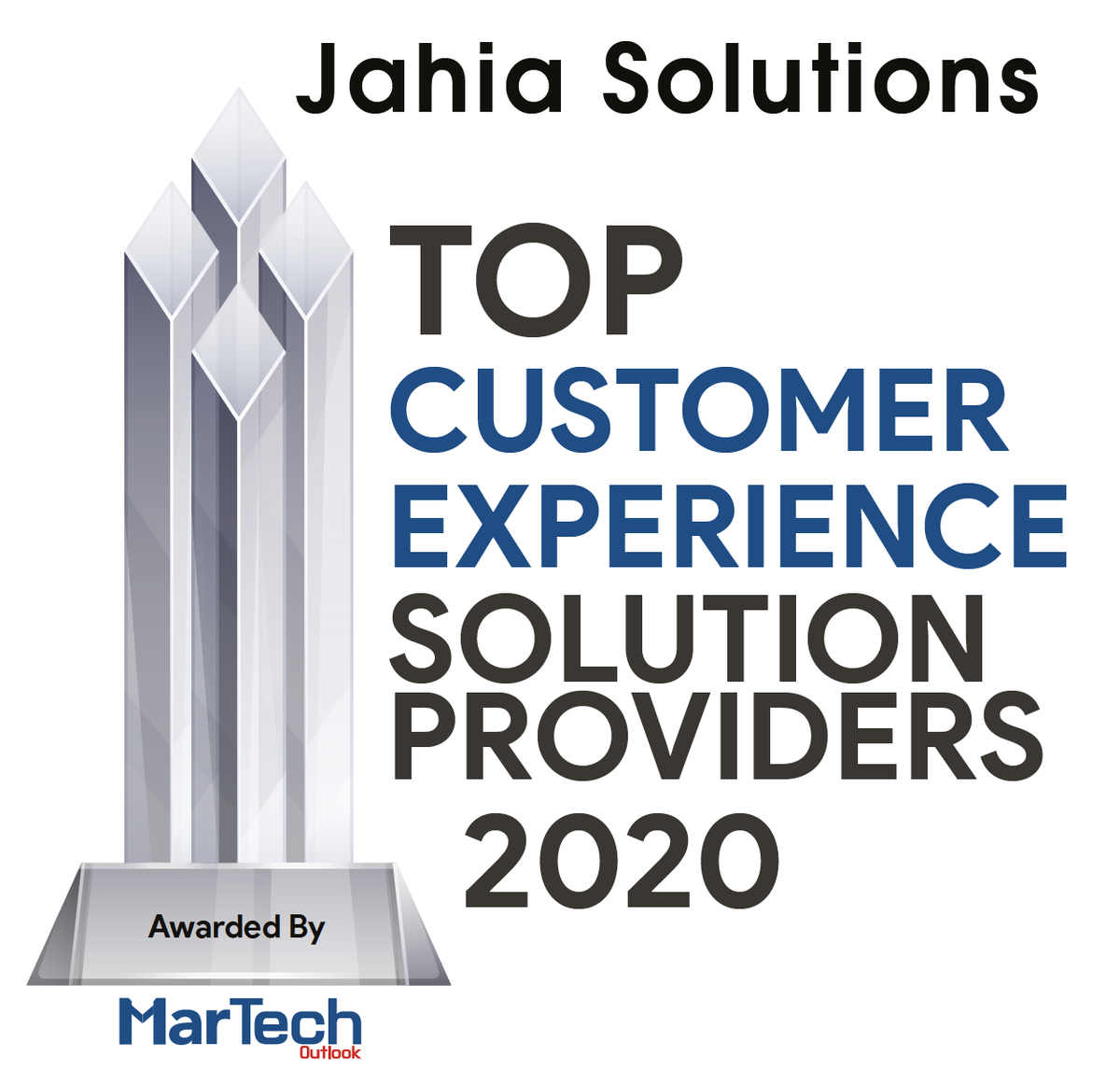 Jahia's tweet photo. 🏅 @marketingtecho has recognized Jahia as a Top 10 Customer Experience Solutions Provider! See for yourself what sets us above the rest: https://t.co/OBXOVZ18Mr #DXP #MakeDigitalSimpler https://t.co/YByY4u0SY7