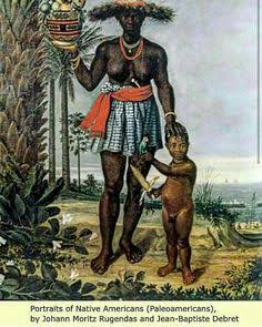 The earliest people in the Americas were people of the African race, who entered the Americas perhaps as early as 100,000 years ago, by way of the bering straight and about thirty thousand years ago in a worldwide maritime undertaking journeys.