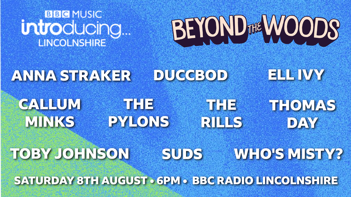 BBCLincsIntro's tweet photo. Only one day to go... Whose set are you most excited to see? 

@Anna_Straker @duccbod
@ell_ivymusic @CallumMinks @ThePylons @TheRills @_thomasday @TobyJMusic @SudsBandUK @whosmisty_ https://t.co/zTuxLeE1Ga