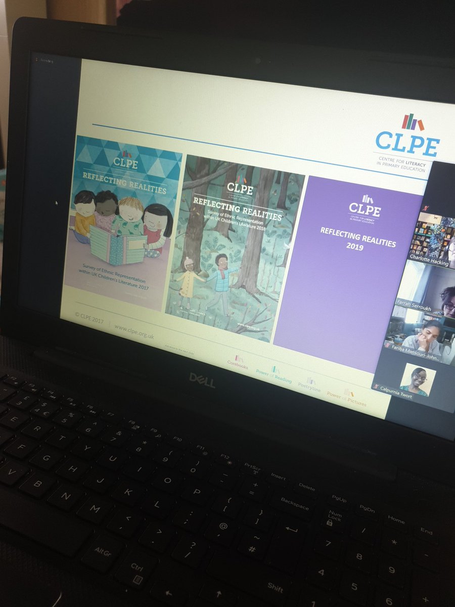 clpe1's tweet photo. Discussing the importance of diverse representation in Children's literature through our #ReflectingRealities studies 

#LiteracyLibraryPresents https://t.co/i8g8LTcjme