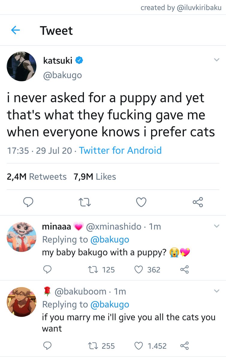 ✦ never asked for a puppy