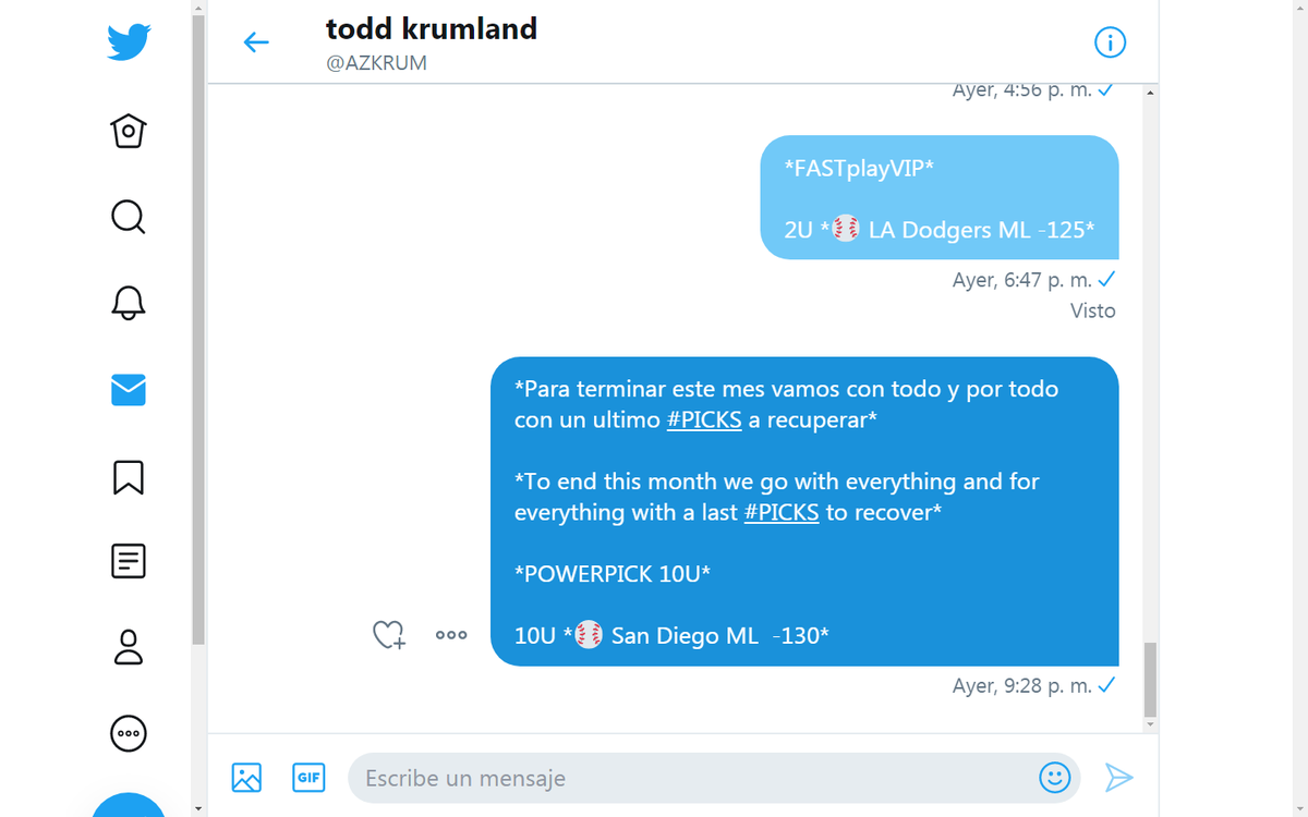 BYAsportsBET's tweet photo. We lost  #Soccer😡 and #POD 5u Nats ML😡9U We recover and win

#POWERPICK [10U]✅✅

#FASTplayVIP✅✅

✅10U San Diego -130
✅3U Detroit -110
✅2U Dodgers U9.5
✅2U Dodgers -125

😡5U Nats -130
😡2U Boston +100

+2.5U✅

@PicksCity https://t.co/MlelDals5M