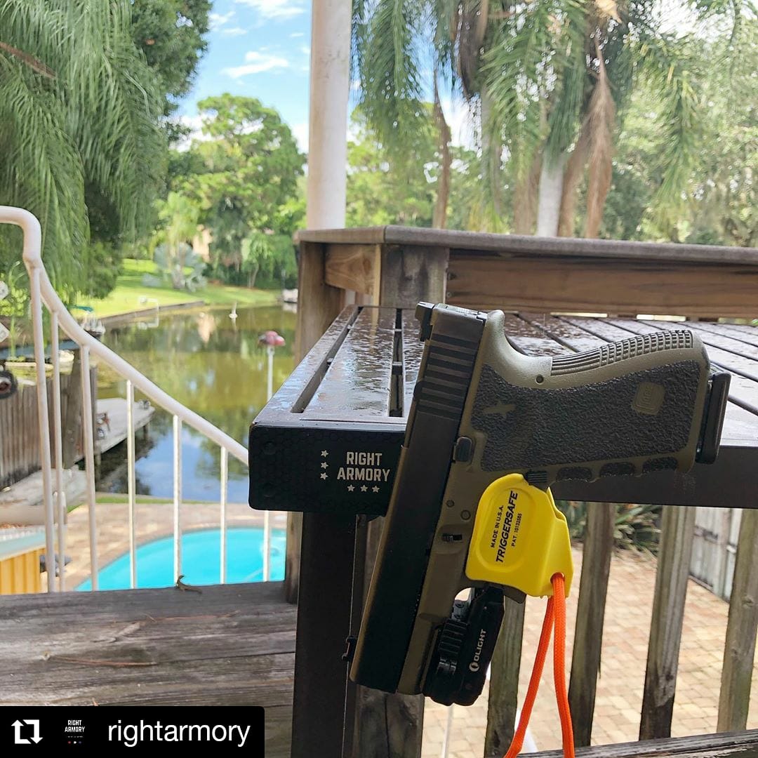 Glock TriggerSafe is the perfect partner for a gun magnet. 

 #rightarmory #2ndamendment #usa #gunmount #gunmagnet #glock #pro2a #gun #gunsofinstagram #smallbusiness #gunsdaily  #ar15 #firearms #gunstorage #pistol  #freedom #secondamendment #tactical