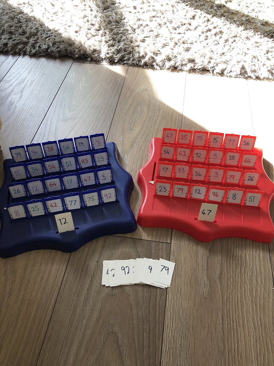 MissL_O's tweet photo. Changed my old ‘Guess Who?’ game into a number version today. My idea is that I will encourage questions about place value.
I am hoping it will be exciting for the children and engage all pupils in mathematical discussions from the beginning of the year 🤞🏼☺️ https://t.co/ifpVGq0KNf
