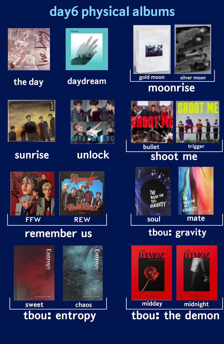 day6 albums? 