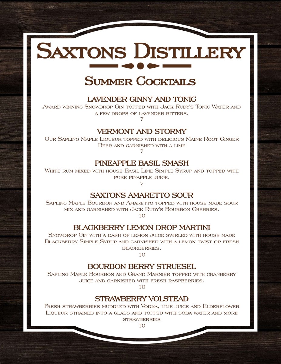 Saxtons R.Distillery tweet media