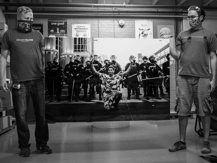 Large photo panels with a WOW factor, that's what you get with sublimation printing on ChromaLuxe 😉 @uniqueimagingconcepts recently produced a large format aluminum print for talented Louisville photographer <a href="/jonpcherry/">Jon Cherry</a>. #chromaluxe #metalprints #sublimation